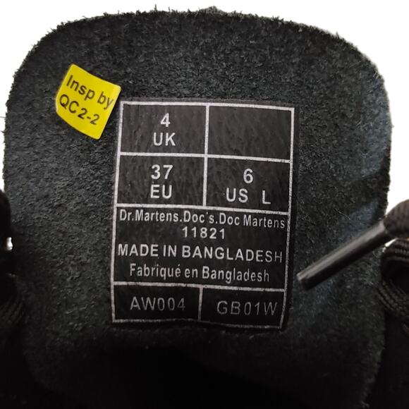 Dr. Marten's 1460 Smooth Leather Lace Up Ankle Boots Black Womens Size US 6 UK 4 - Picture 8 of 8